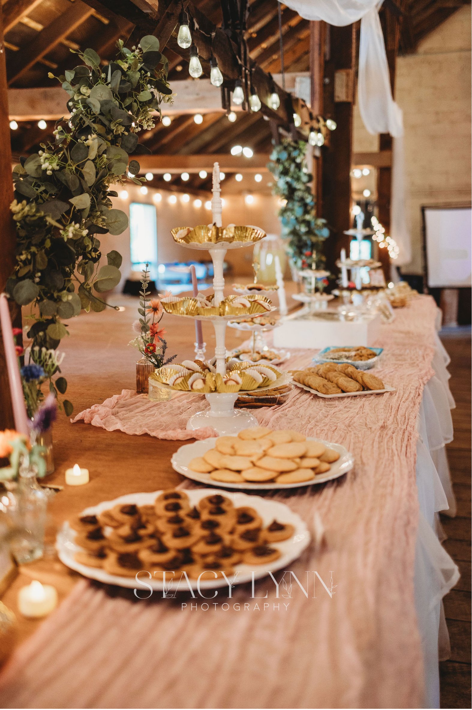 Barn dessert table